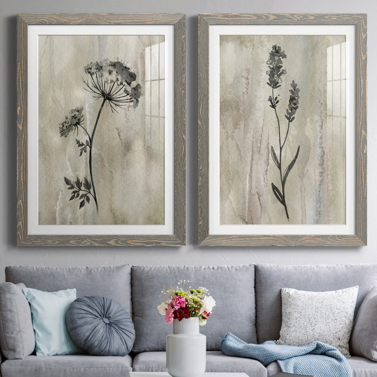 August Grove® SumiE Silhouette I 2 Piece Print & Reviews Wayfair